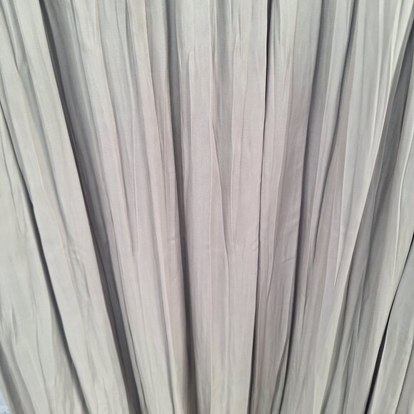 ZARA Green Pleated Maxi Skirt Size M to Size L - Picture 3 of 5